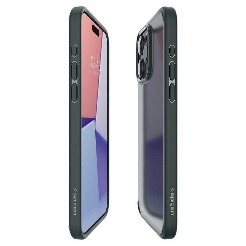 Spigen Ultra Hybrid-Hülle iPhone 15 Pro – dunkelgrün