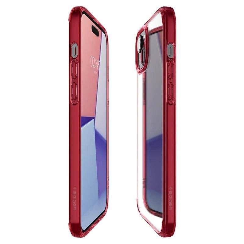 Spigen Ultra Hybrid-Hülle iPhone 15 Plus – rot