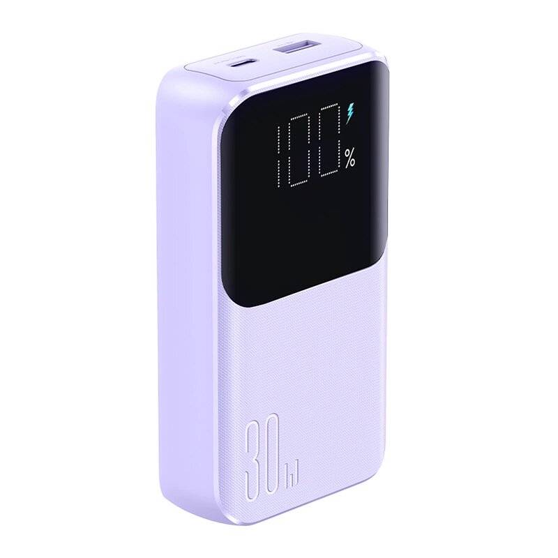 Joyroom JR-PBC06 Mini-Powerbank integrierten USB-C-/ Lightning -Kabeln 30 W 10000 mAh – Lila