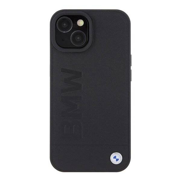 BMW BMHMP15SSLLBK iPhone 15 6,1″ schwarz/schwarz Magsafe Hardcase Signature Logo Aufdruck