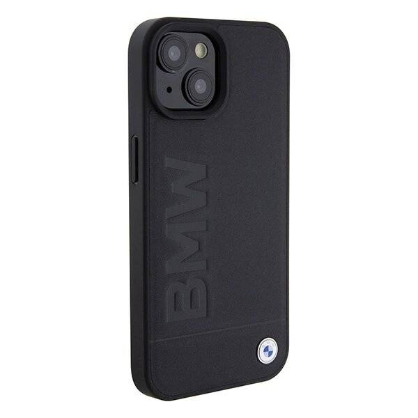 BMW BMHMP15SSLLBK iPhone 15 6,1″ schwarz/schwarz Magsafe Hardcase Signature Logo Aufdruck