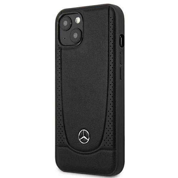 Mercedes MEHCP15MARMBK iPhone 15 Plus 6,7″ schwarz/schwarz Hardcase Leder Urban