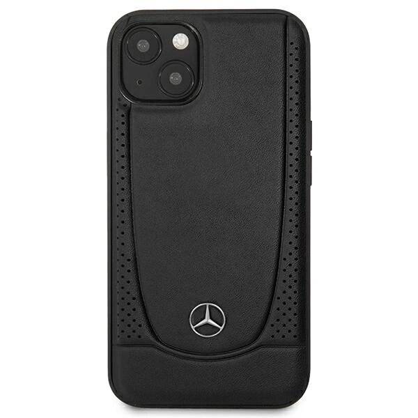 Mercedes MEHCP15MARMBK iPhone 15 Plus 6,7″ schwarz/schwarz Hardcase Leder Urban