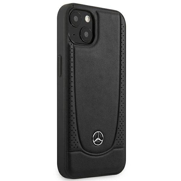 Mercedes MEHCP15MARMBK iPhone 15 Plus 6,7″ schwarz/schwarz Hardcase Leder Urban