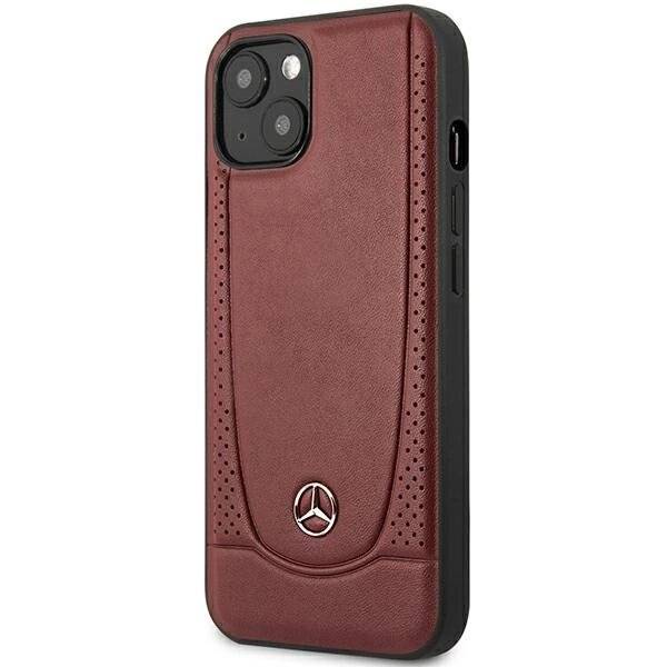 Mercedes MEHCP15SARMRE iPhone 15 6,1″ rot/rotes Hardcase Leder Urban Bengale