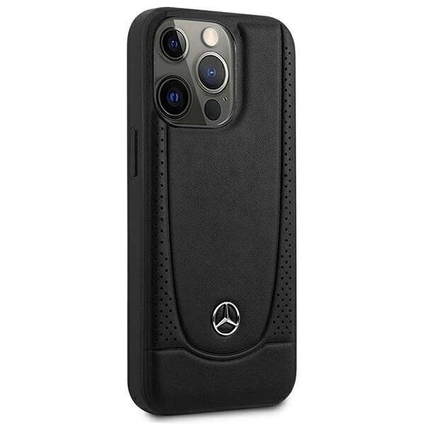 Mercedes MEHCP15XARMBK iPhone 15 Pro Max 6,7″ schwarz/schwarz Hardcase Leder Urban