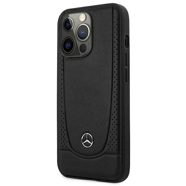 Mercedes MEHCP15XARMBK iPhone 15 Pro Max 6,7″ schwarz/schwarz Hardcase Leder Urban