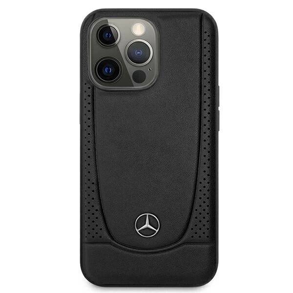 Mercedes MEHCP15XARMBK iPhone 15 Pro Max 6,7″ schwarz/schwarz Hardcase Leder Urban