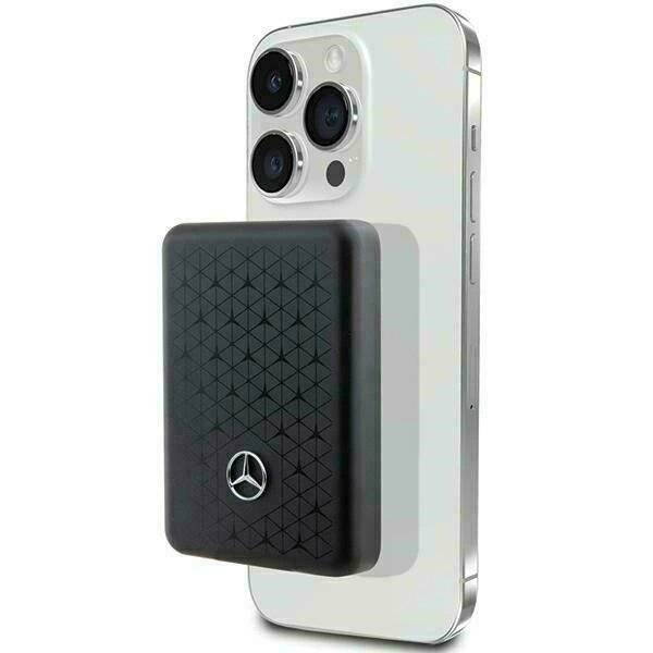 Powerbank Mercedes Stars Pattern MagSafe 5W 3000mAh - schwarz