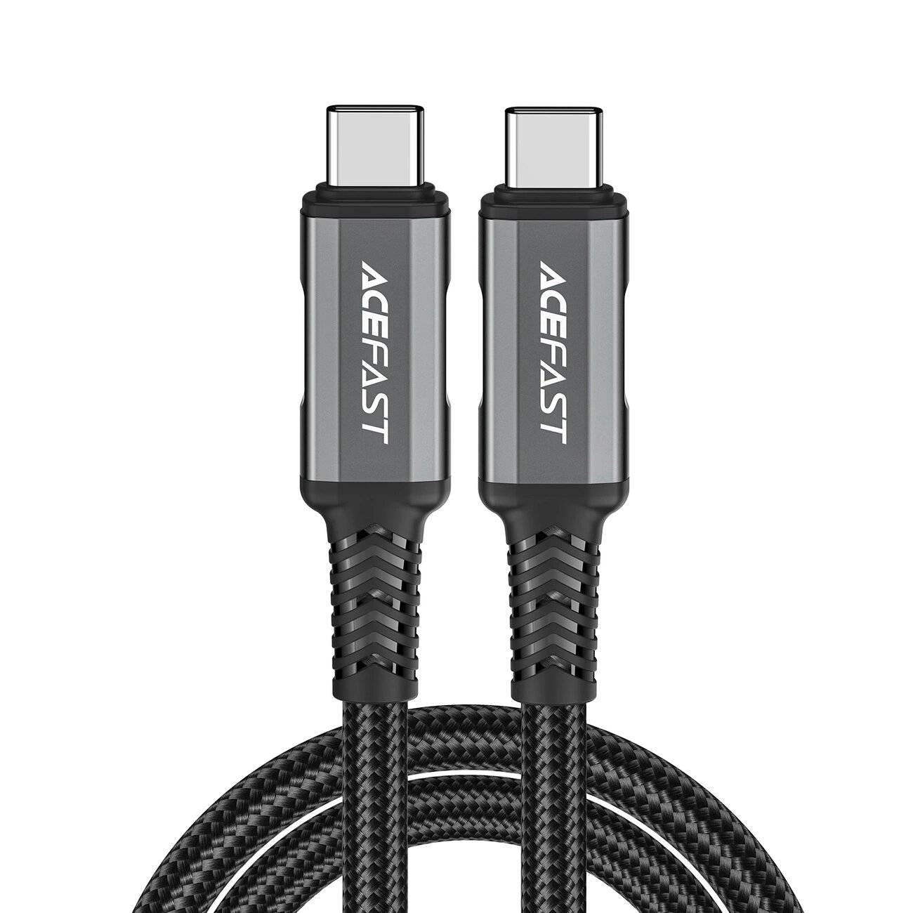 Acefast C1-09 USB-C / USB4 PD3.1 Kabel 5A 1m - grau-schwarz