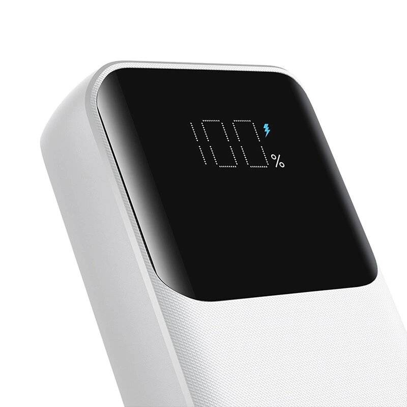 Mini-Powerbank integrierten Kabeln Joyroom JR-PBC06 30W 10000mAh - Weiß