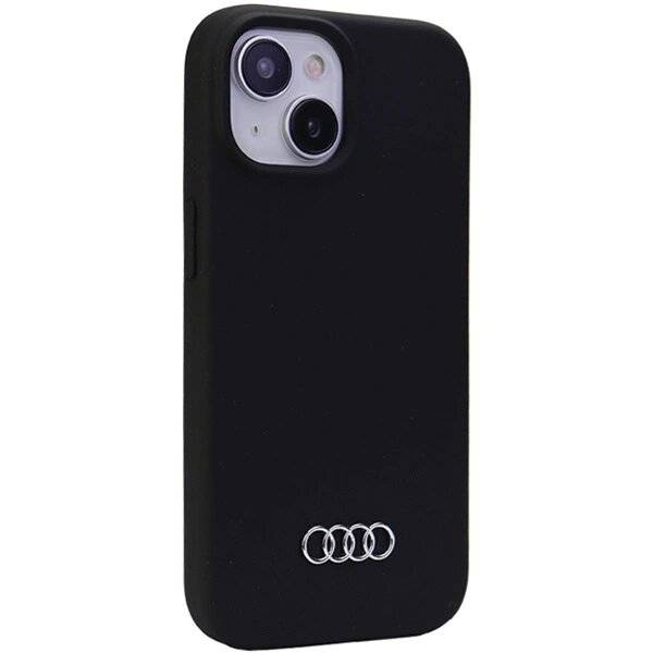 Audi Silikonhülle iPhone 15 - schwarz