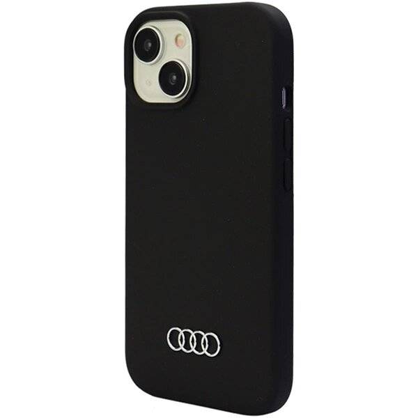 Audi Silikonhülle iPhone 15 - schwarz