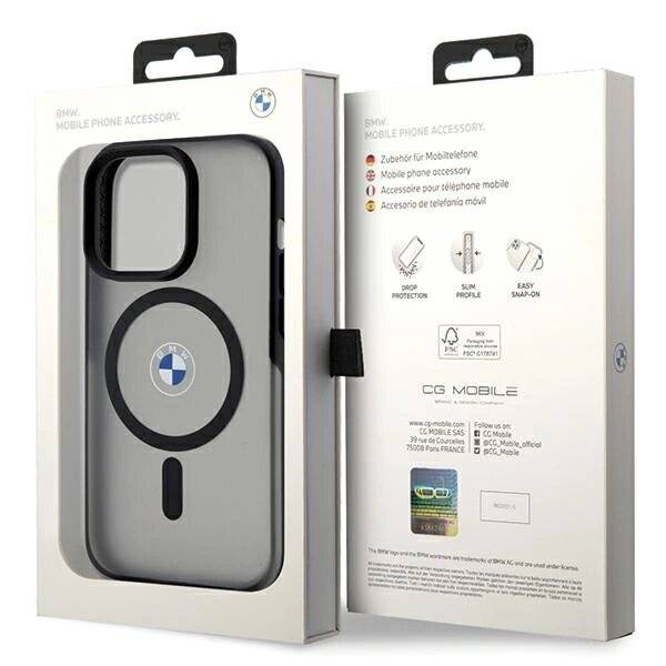 BMW IML Signature MagSafe Case iPhone 15 Pro – Schwarz