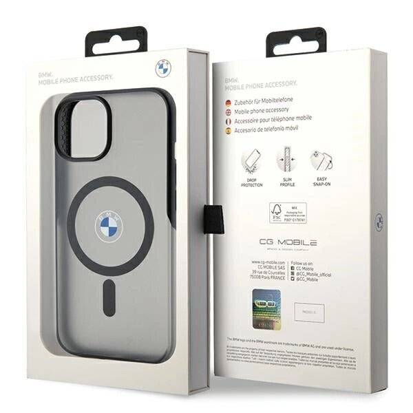 BMW IML Signature MagSafe Hülle iPhone 15 – schwarz