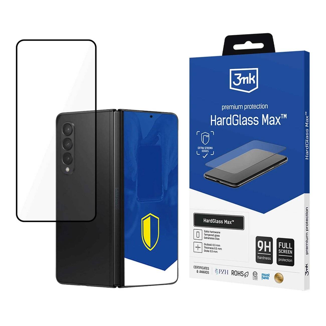 Samsung Galaxy Z Fold 5 Vorderseite – 3mk HardGlass Max™