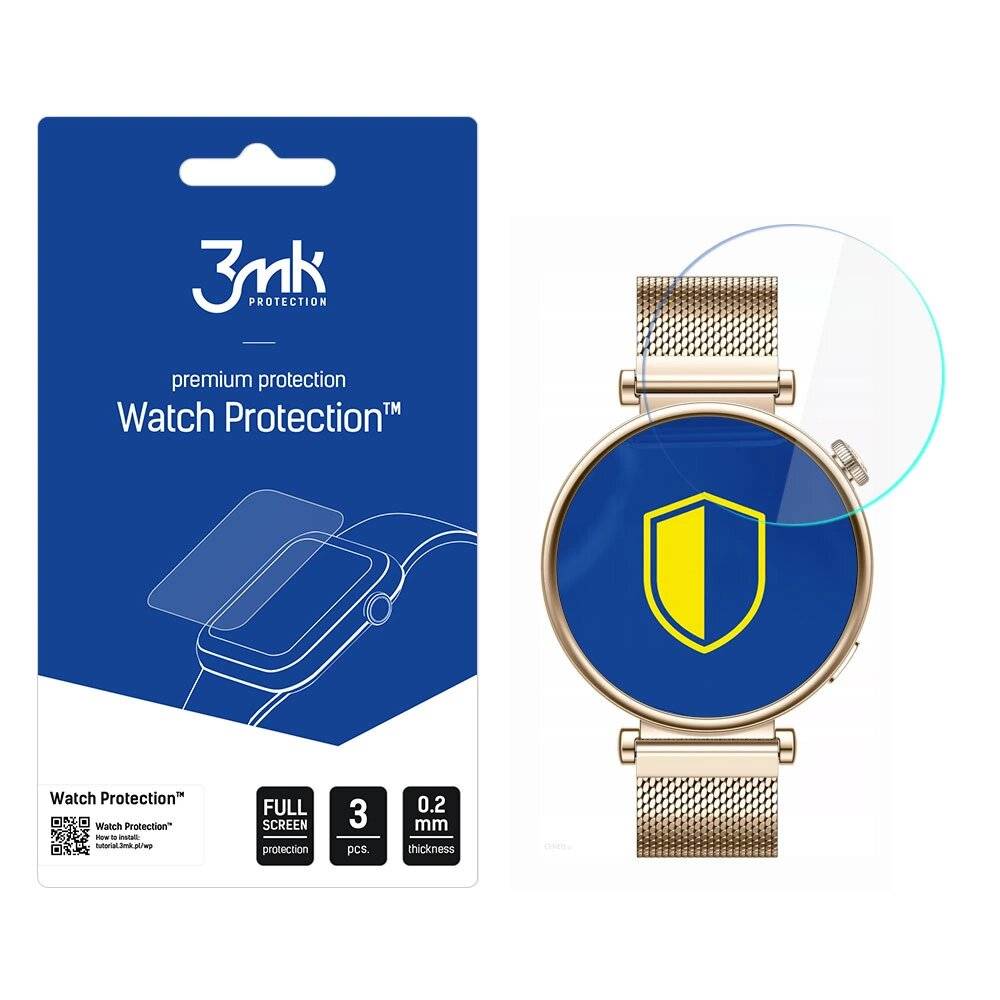 Huawei Watch GT 4 41 mm – 3mk Protection™ vs. FlexibleGlass Lite