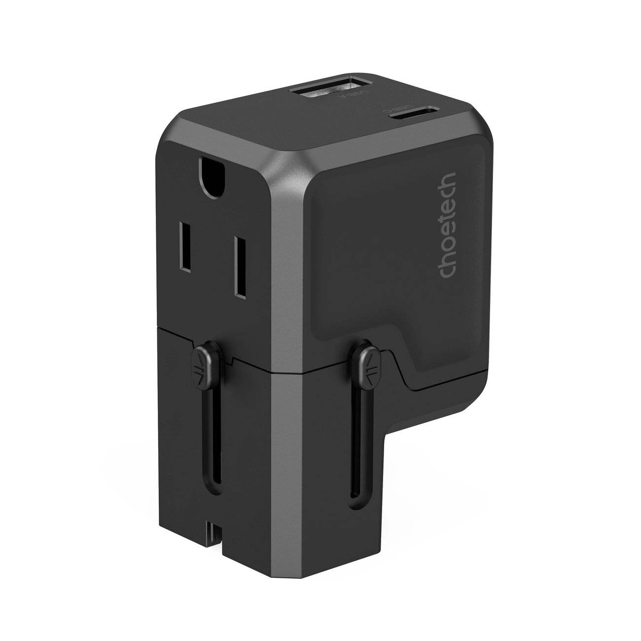 Choetech PD6038 20W Reiseladegerät, USB-C & USB-A, mit USA/EU/UK/AU-Steckeradaptern