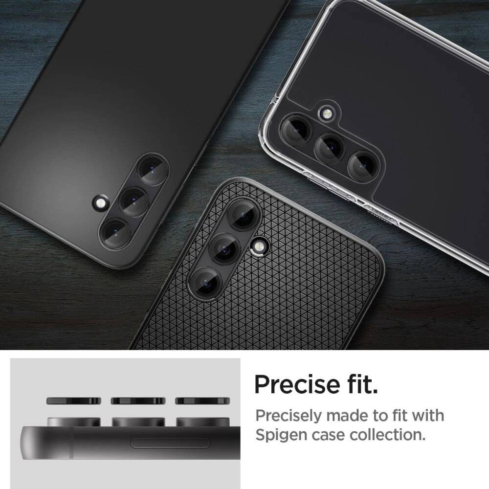 Spigen Glas.tR EZ Fit Optik Kameraschutz Samsung Galaxy S23 FE – Schwarz 2 Stk.
