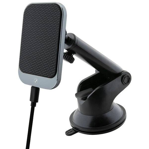 BMW BMMWCCDTPK 15W Induktionshalter Glas/Grill schwarz/schwarz MagSafe Signature Edition