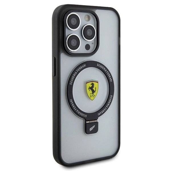 Ferrari FEHMP15LUSCAH iPhone 15 Pro 6,1″ transparentes Hardcase Ring Stand 2023 Collection