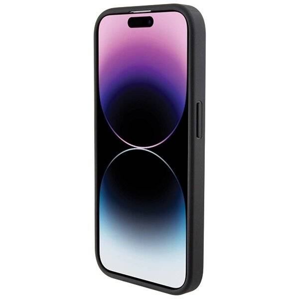 BMW Quilted Tricolor Hülle iPhone 15 Pro Max – Schwarz