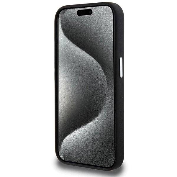 BMW Signature Liquid Silicone MagSafe Hülle iPhone 15 Pro Max – Schwarz