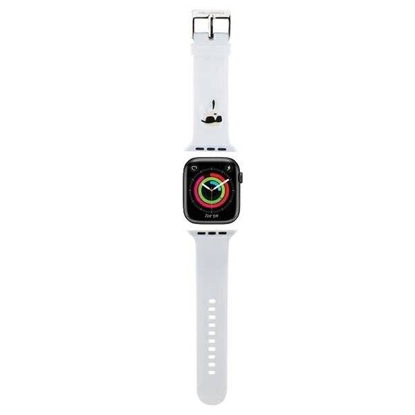 Karl Lagerfeld 3D Rubber Head Strap Apple Watch 38/40/41 mm – Weiß