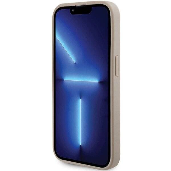 Guess Perforated 4G Glitter Hülle iPhone 15 Pro – Gold