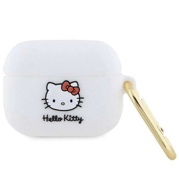 Hello Kitty Silikon 3D Head Hülle AirPods Pro – weiß