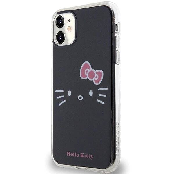 Hello Kitty IML Face Hülle iPhone 11 / Xr – Schwarz