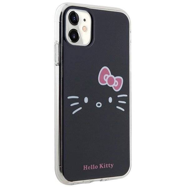 Hello Kitty IML Face Hülle iPhone 11 / Xr – Schwarz