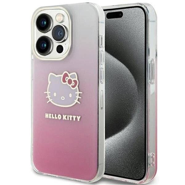 Hello Kitty IML Gradient Electrop Head Hülle iPhone 13 Pro / – Rosa