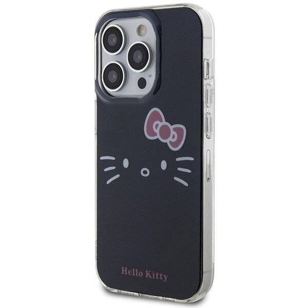 Hello Kitty IML Face Hülle iPhone 14 Pro Max – Schwarz