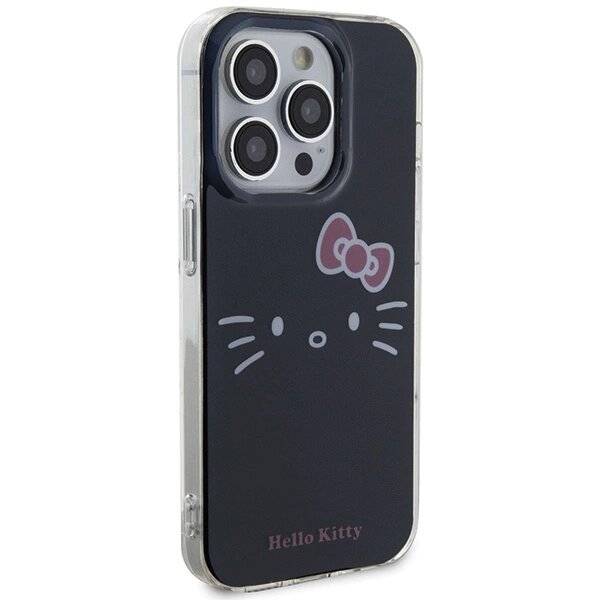 Hello Kitty IML Face Hülle iPhone 14 Pro Max – Schwarz