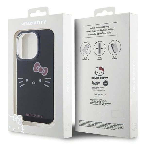 Hello Kitty IML Face Hülle iPhone 14 Pro – Schwarz