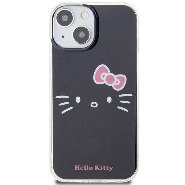Hello Kitty IML Face Hülle iPhone 15 – Schwarz