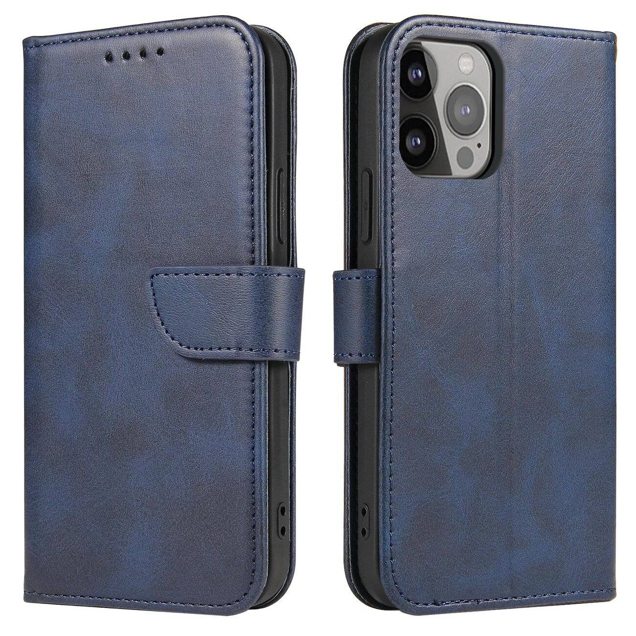 Magnet Case Samsung Galaxy S23 Flip Cover Wallet Stand blau