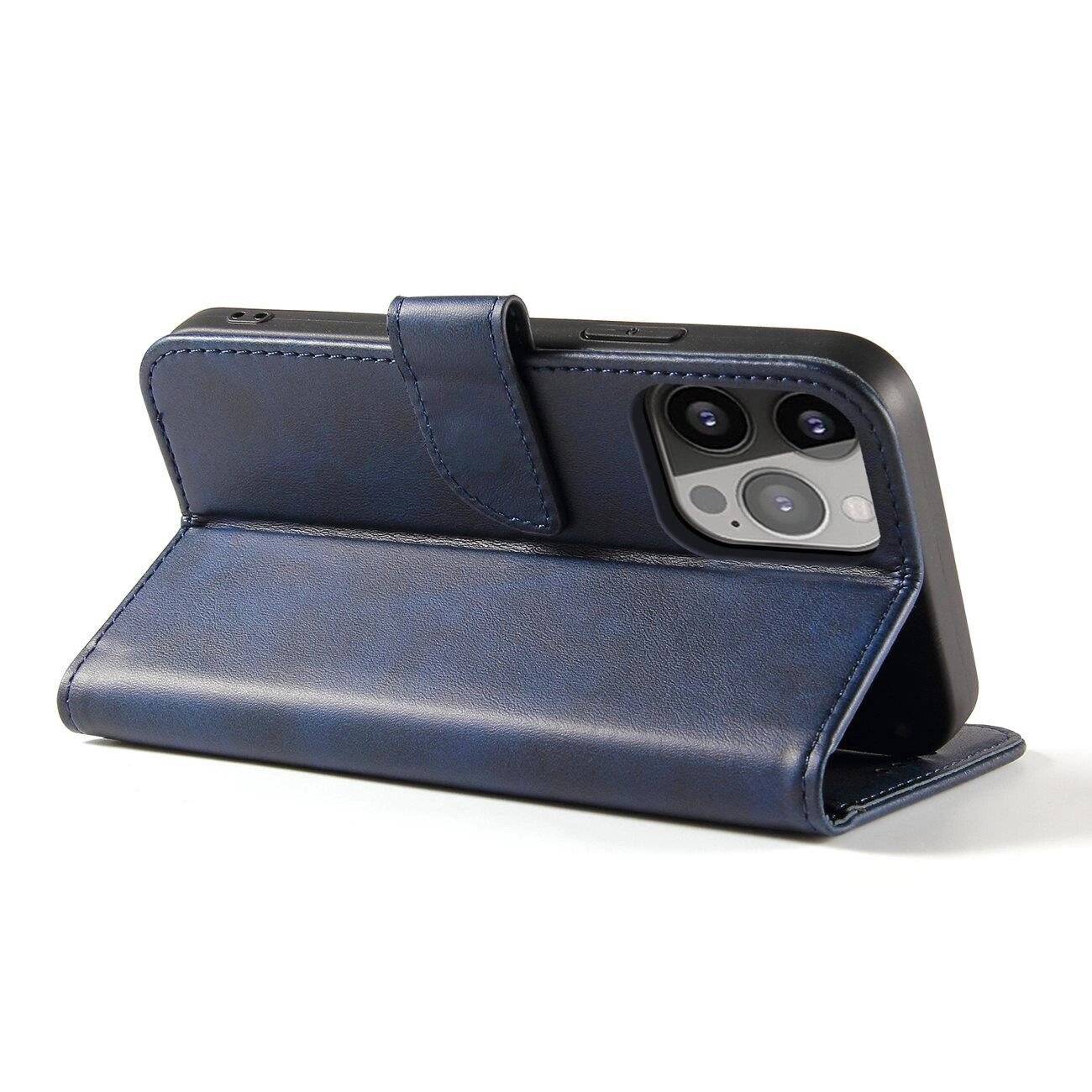Magnet Case Hülle Samsung Galaxy S23+ Flip Cover Wallet Stand blau