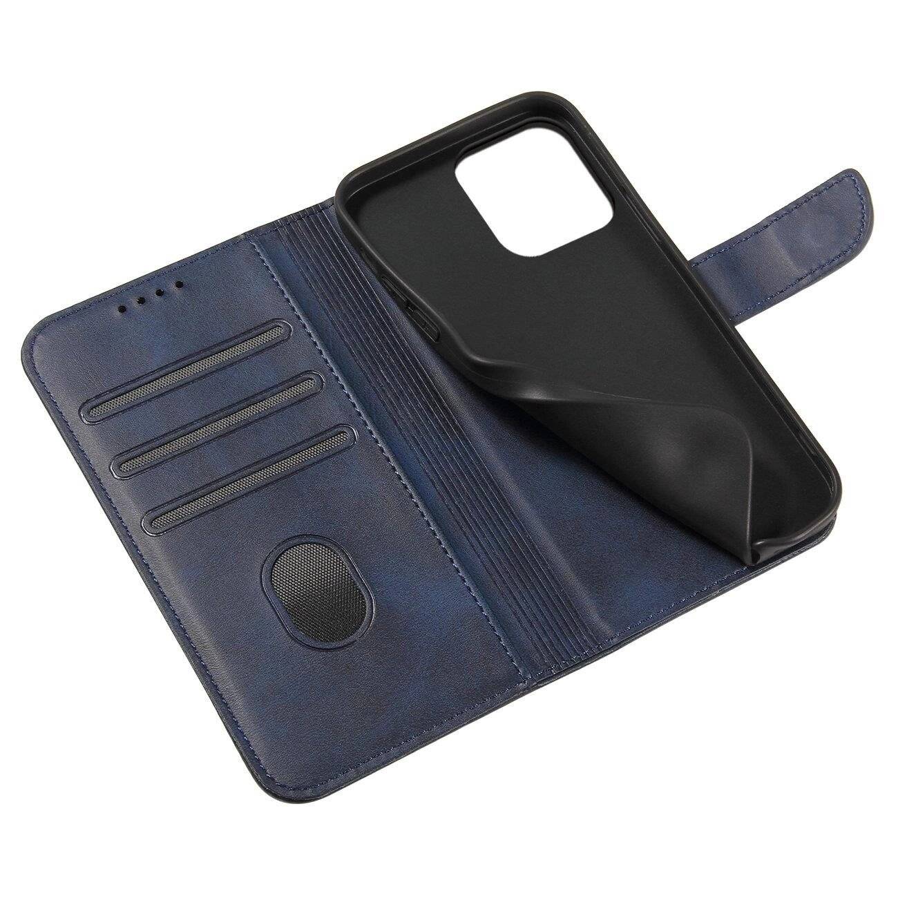 Magnethülle Samsung Galaxy S23 Ultra Cover Flip Wallet Stand Blau