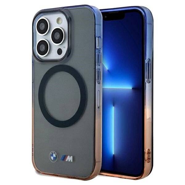 BMW Gradient Bumper MagSafe Hülle iPhone 15 Pro Max – grau