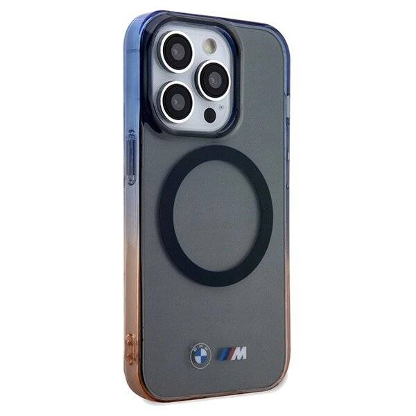 BMW Gradient Bumper MagSafe Hülle iPhone 15 Pro Max – grau