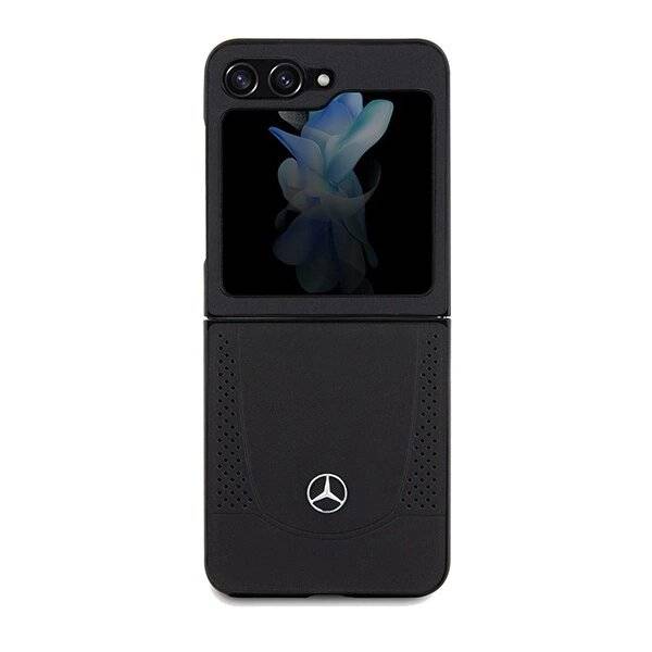 Mercedes Urban Lederhülle Samsung Galaxy Z Flip 5 – Schwarz