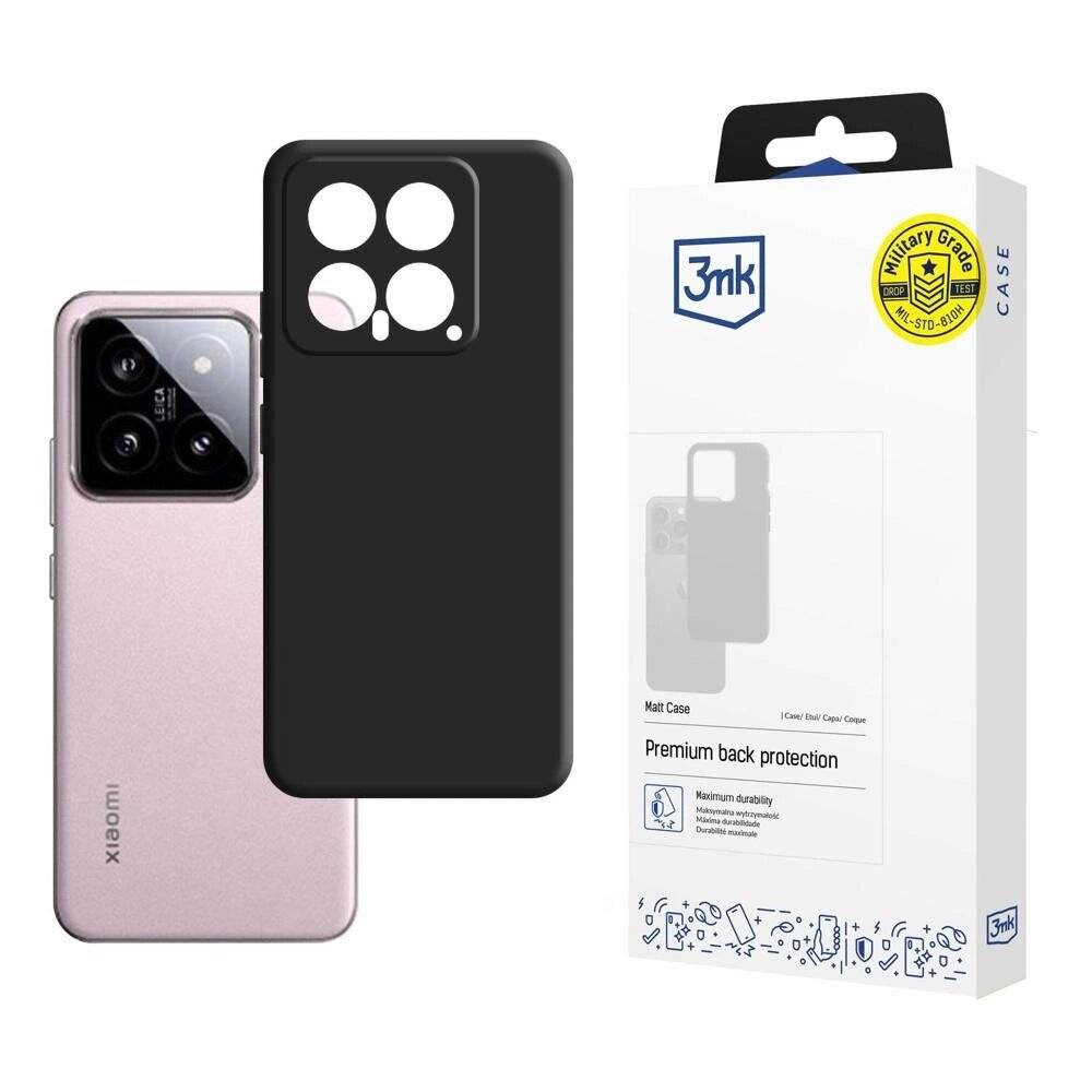 3mk Matt Case Xiaomi 14 – schwarz