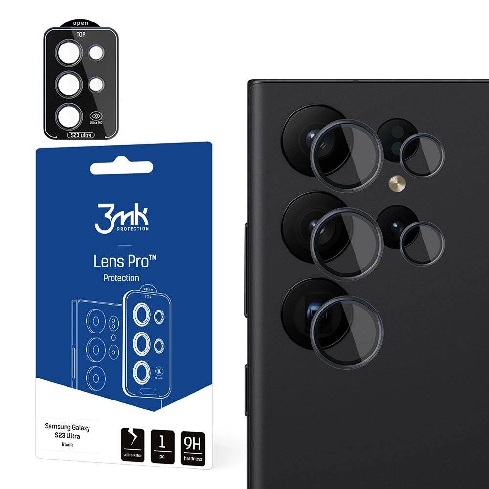 3mk Lens Protection Pro Kameraabdeckung Samsung Galaxy S24 Ultra – Schwarz