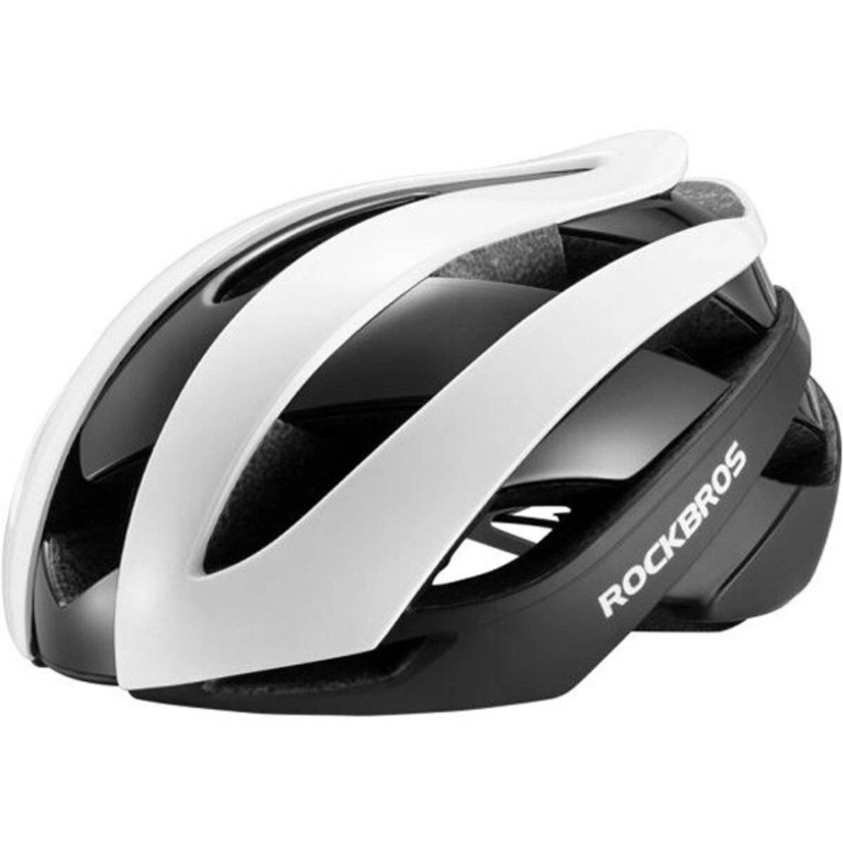 Rockbros 10110004001 Fahrradhelm, Größe L – Weiß Schwarz