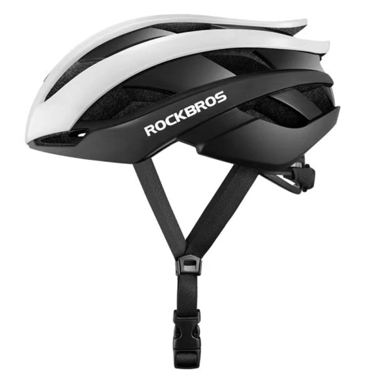 Rockbros 10110004001 Fahrradhelm, Größe L – Weiß Schwarz