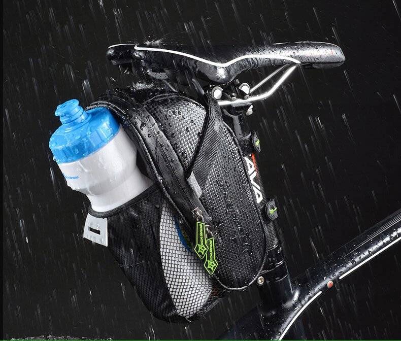 Rockbros C7-1 wasserdichte Fahrradtasche Sattelbefestigung 1,5l - Schwarz