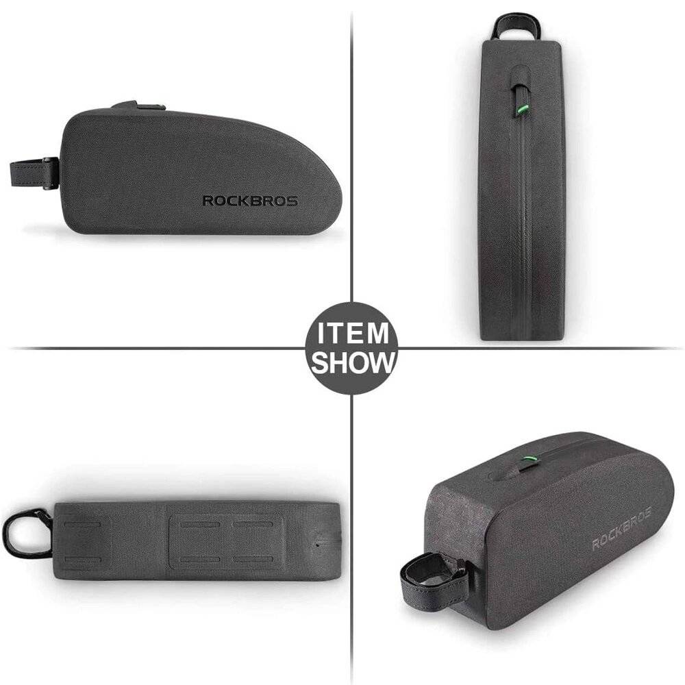 Rockbros AS-019-1 Fahrradrahmentasche wasserdicht 1,6 l - Schwarz