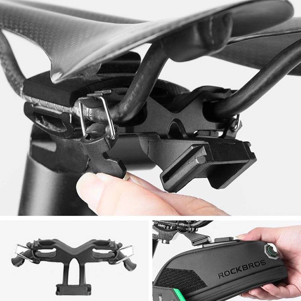 Rockbros C27-1 Fahrradtasche unter Sattel - Schwarz